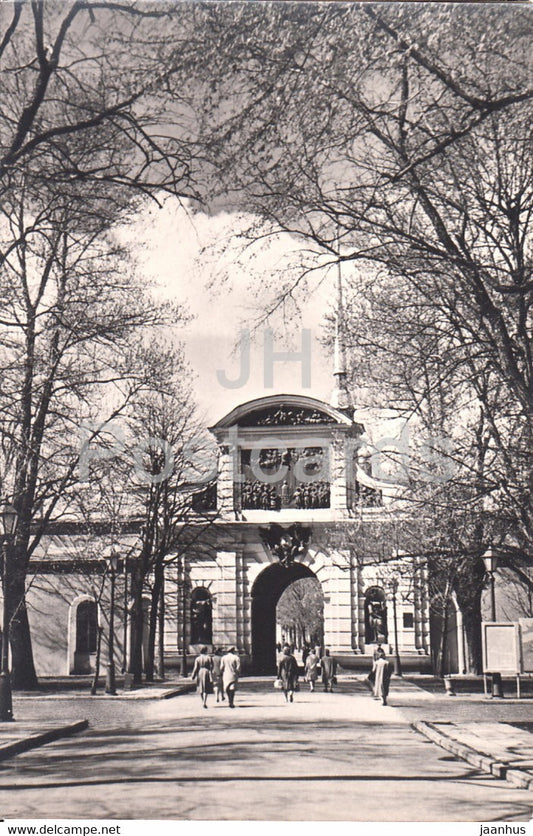 Peter's Gate - Peter and Paul Fortress Museum - Leningrad - St Petersburg - 1966 - Russia USSR - unused - JH Postcards