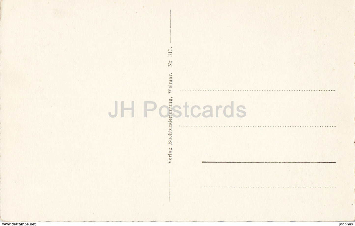 Weimar - Musée - 313 - carte postale ancienne - Allemagne - inutilisée