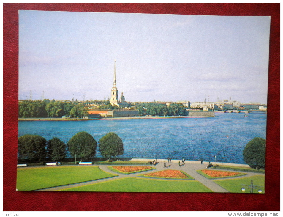 Peter and Paul Fortress - Leningrad - St. Petersburg - 1980 - Russia USSR - unused - JH Postcards