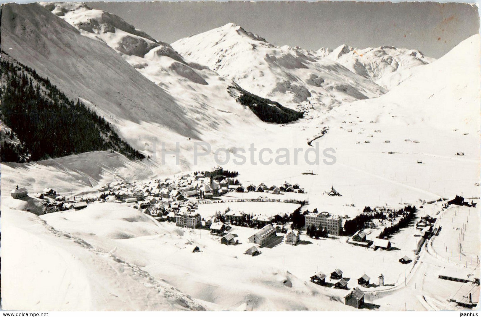 Andermatt 1444 m gegen Furka - 3342 - Feldpost - military mail - old postcard - Switzerland - used - JH Postcards