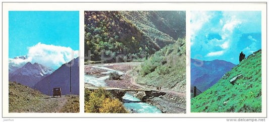 on mountain paths - Karachay-Cherkessia - Russia USSR - 1983 - unused - JH Postcards
