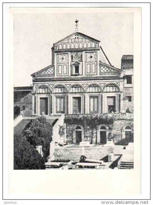 Basilica di San Miniato al Monte - Firenze - Florence - Romanesque architecture - 1971 - Italy - unused - JH Postcards