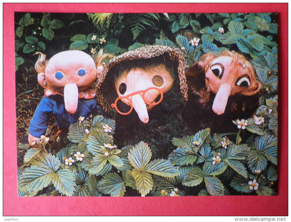Pioneer House in Tallinn - Naksitrallid - dolls - 1981 - Estonia USSR - unused - JH Postcards