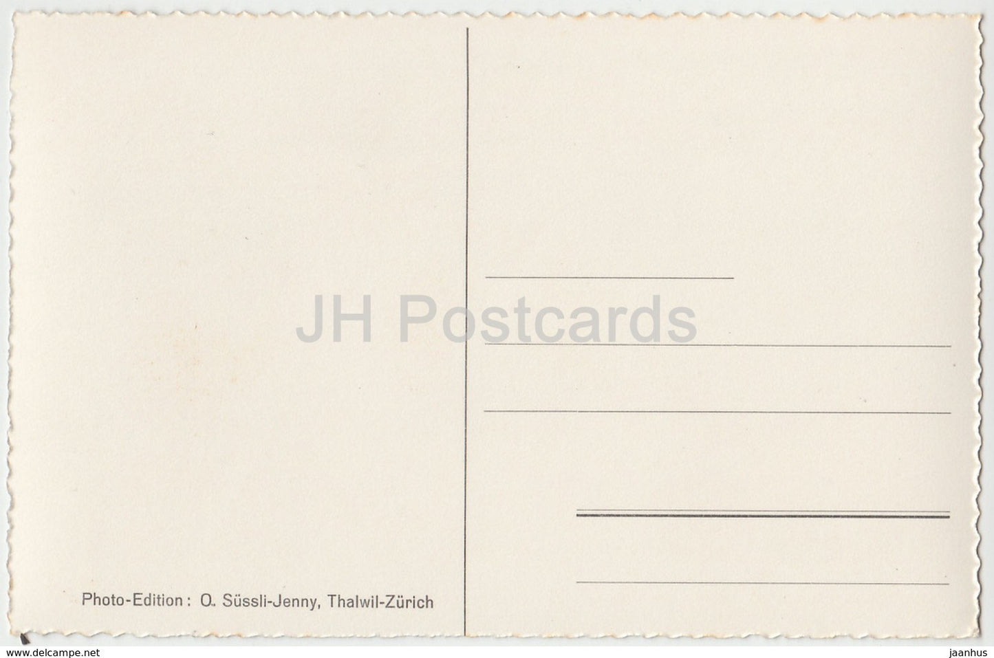 Rhonegletscher mit Gerstenhorn 3186 m - 2153 - Schweiz - alte Postkarte - unbenutzt