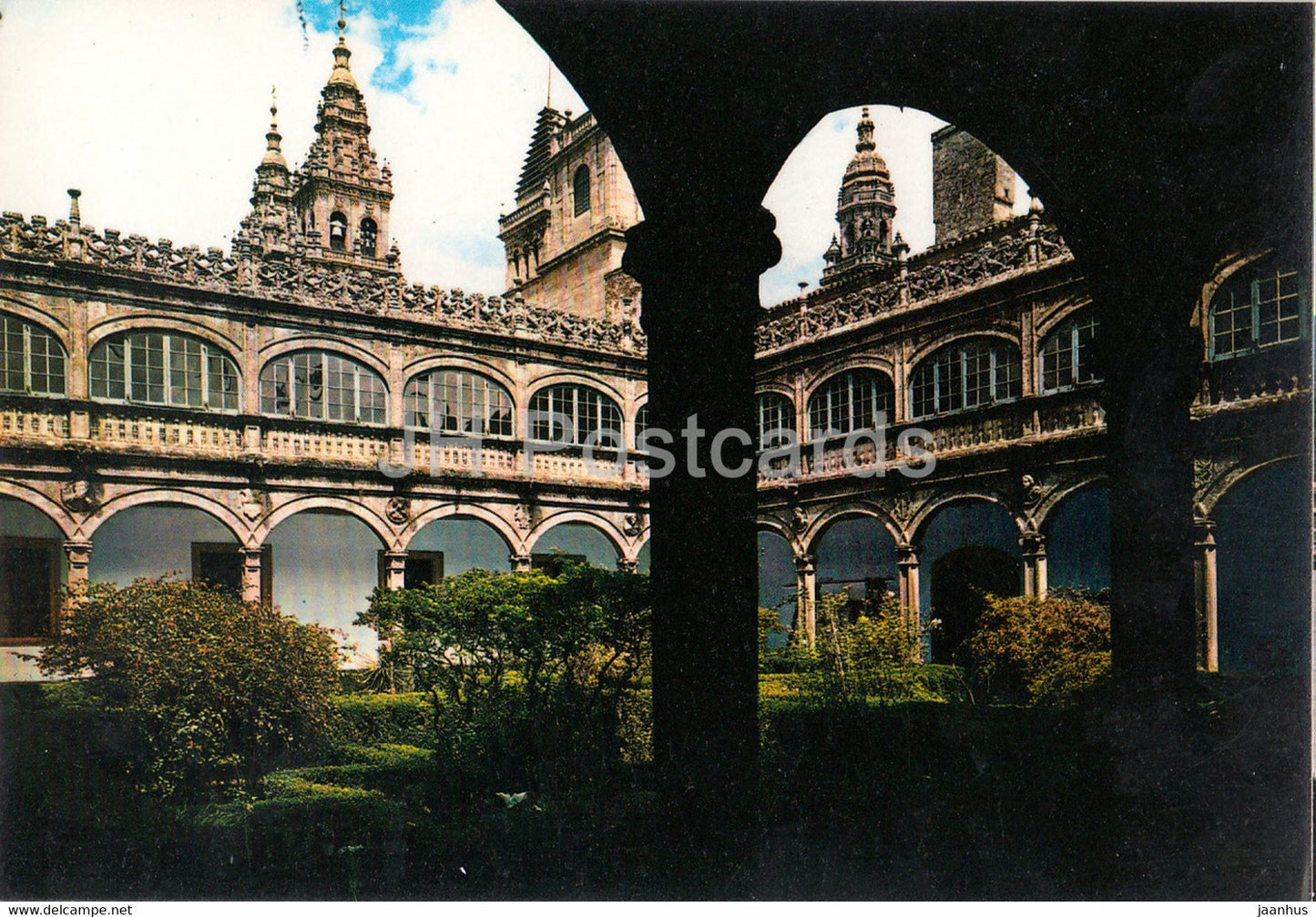 Santiago de Compostela - Colegio de Fonseca - Claustro - 3216 - Spain - unused - JH Postcards