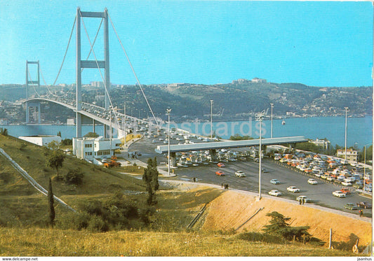 Istanbul - Bosphorus Bridge - Turkey - unused - JH Postcards