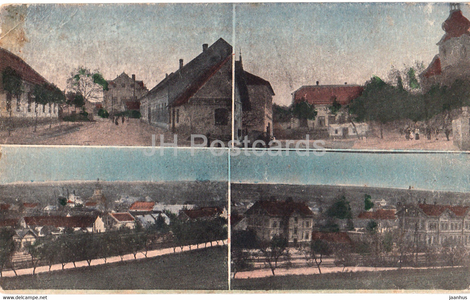 Poricany - old postcard - Czech Republic - used - JH Postcards