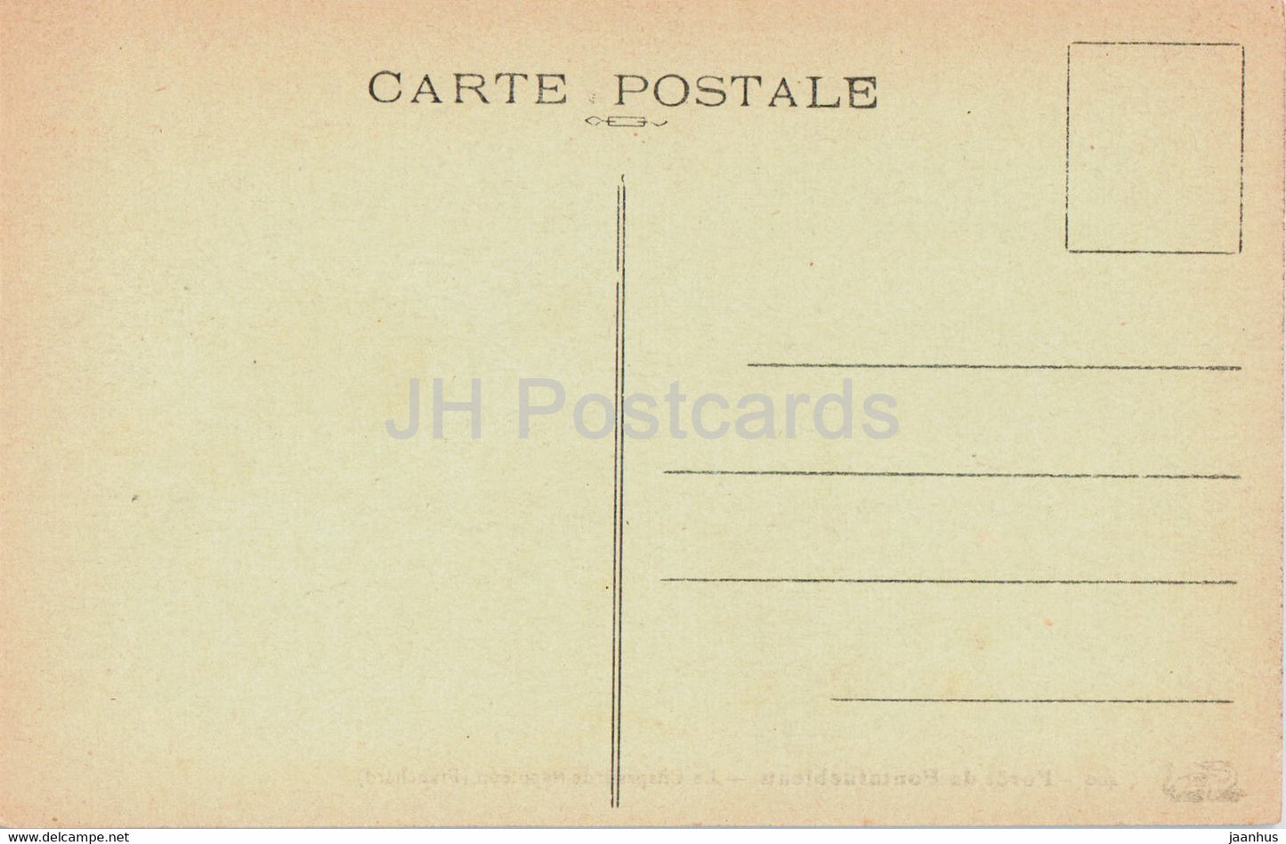 Foret de Fontainebleau - Le Chapeau de Napoleon - 400 - old postcard - France - unused