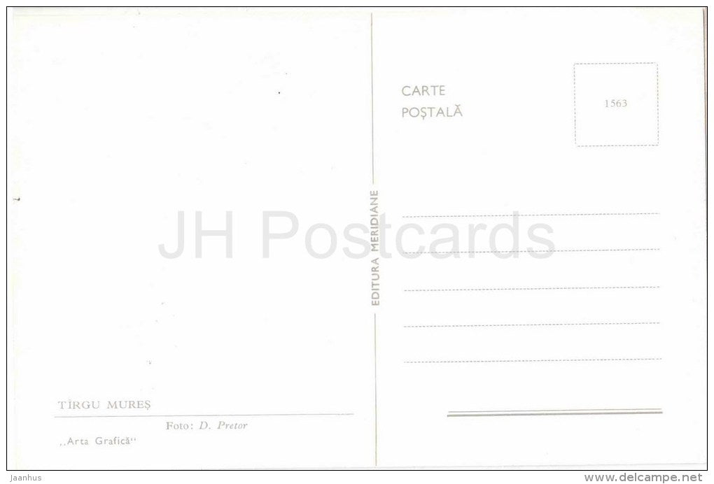 street - Tirgu Mures - Targu Mures - 1563 - Romania - unused - JH Postcards