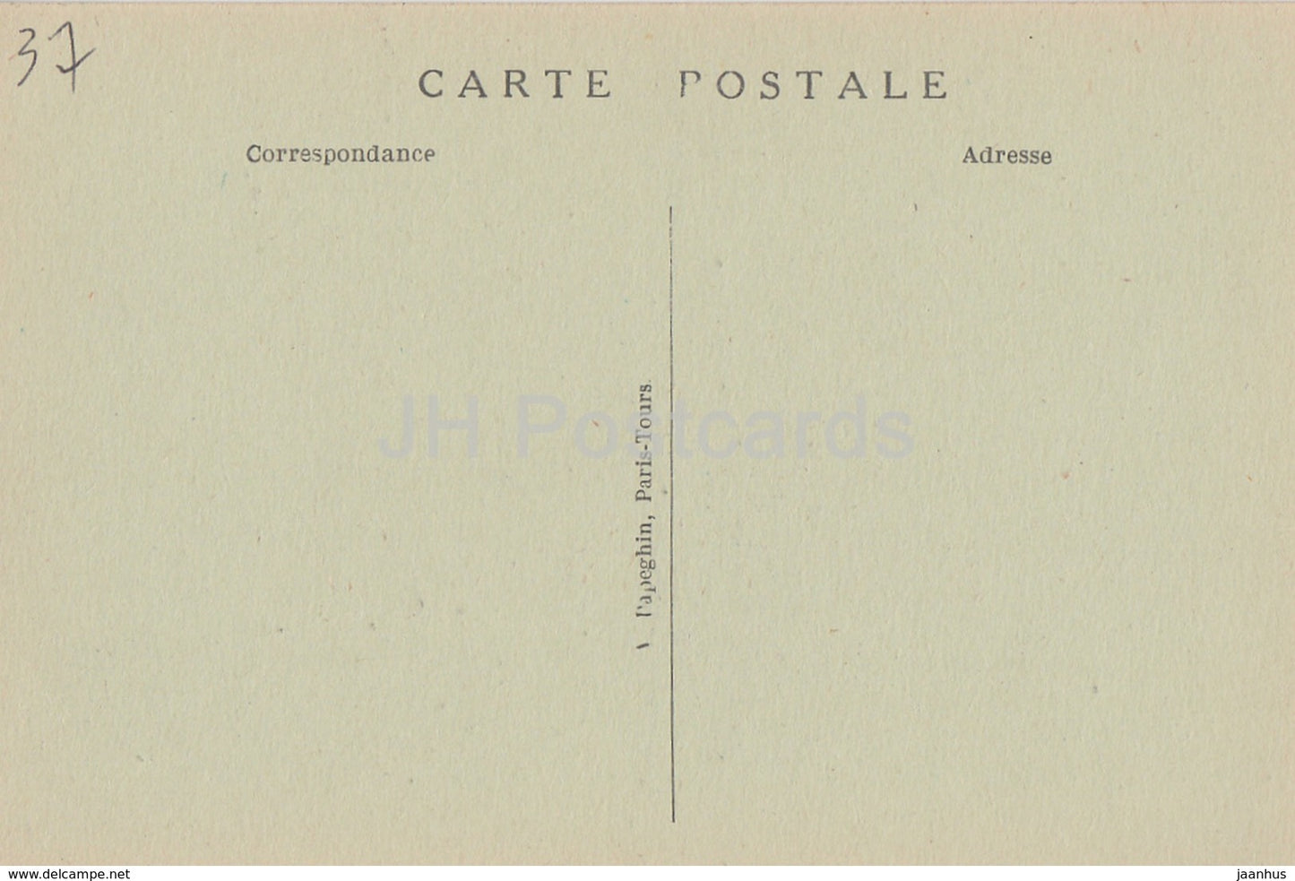 St Avertin - Chateau de Cange - castle - 30 - old postcard - France - unused