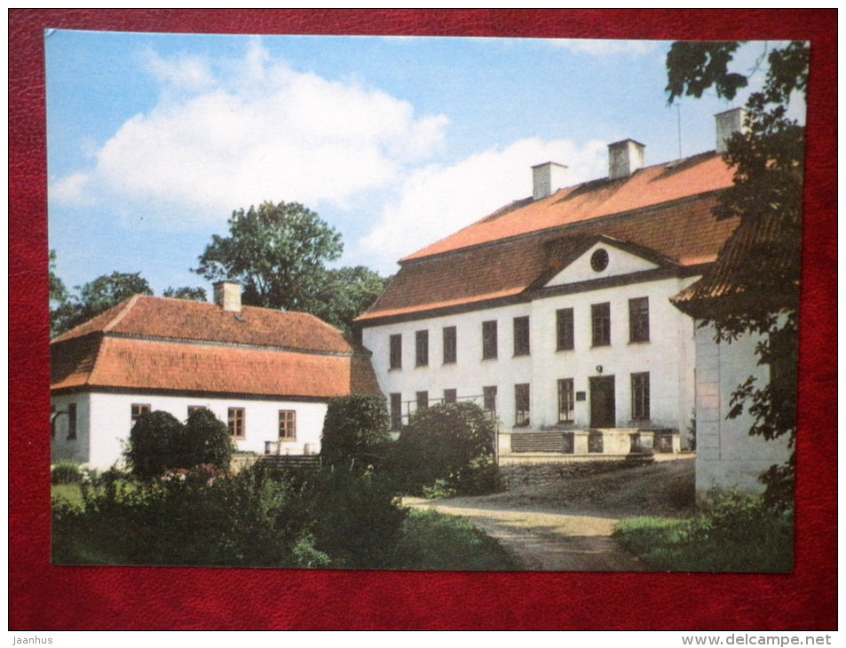 Suuremõisa manor - Hiiumaa island - 1977 - Estonia USSR - unused - JH Postcards