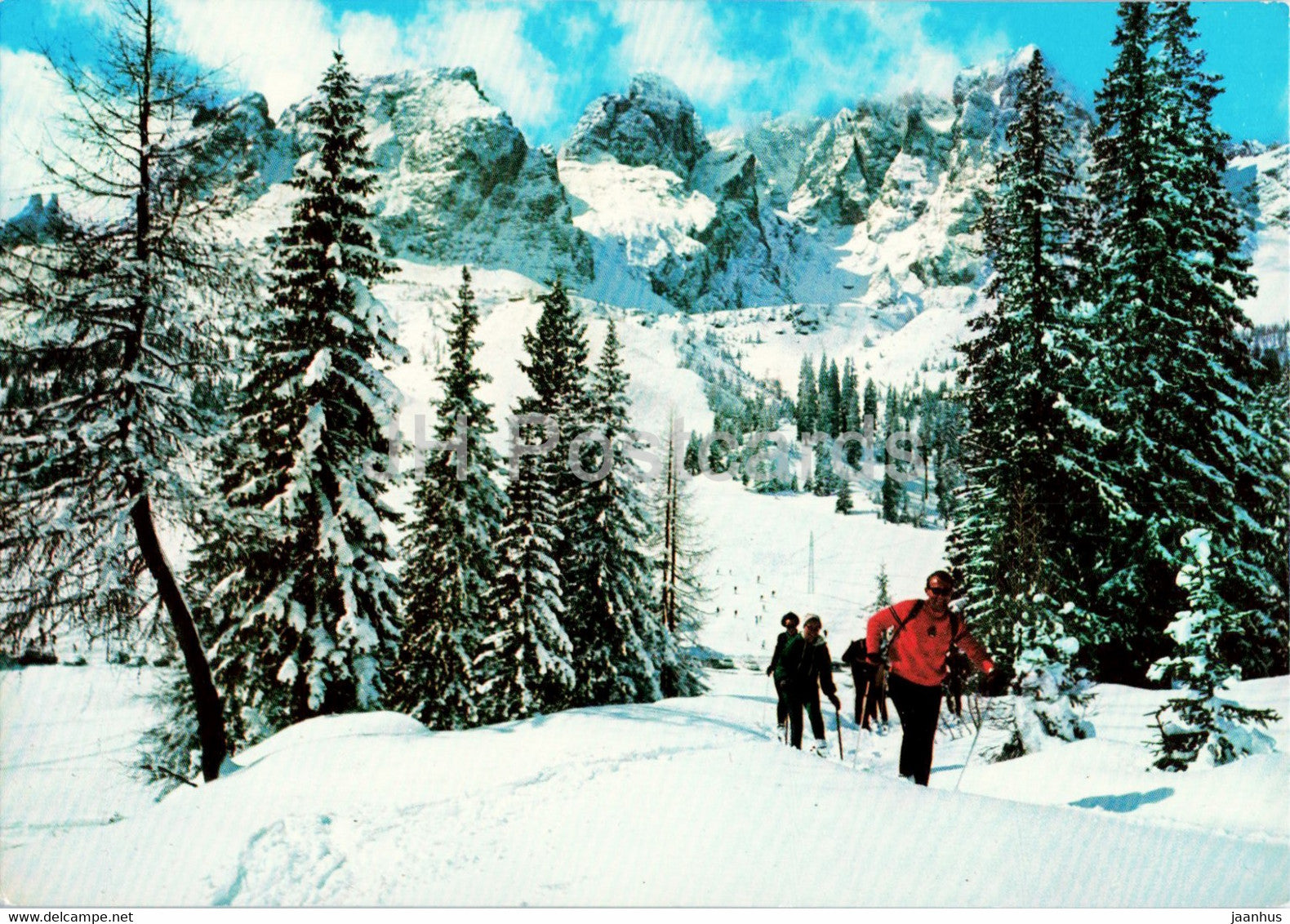 Dolomiti - Passo Monte Croce Comelico m 1656 - Gruppo del Popera - Kreuzberg Pass - 1971 - Italy - used - JH Postcards