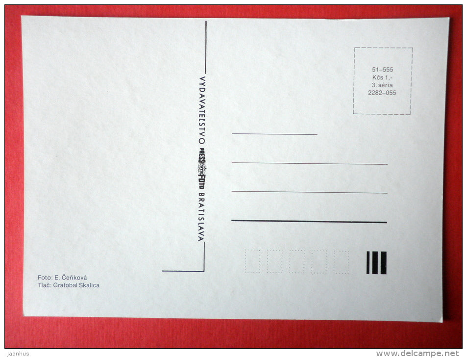 yellow roses - flowers - Czechoslovakia - unused - JH Postcards