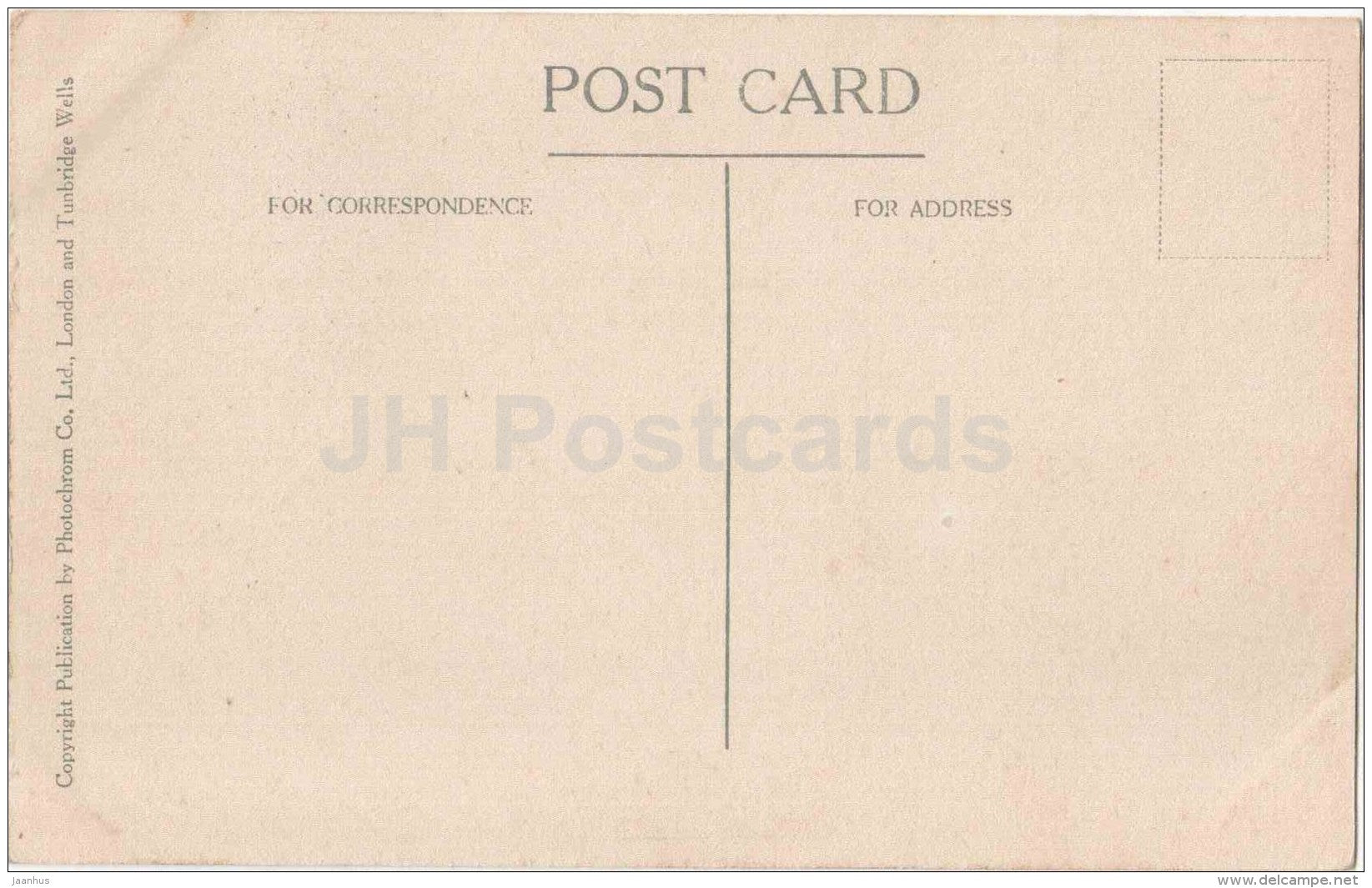 Cardiff - Queen street - tram - Galmorgan - Wales - 56422 - old postcard - unused - JH Postcards