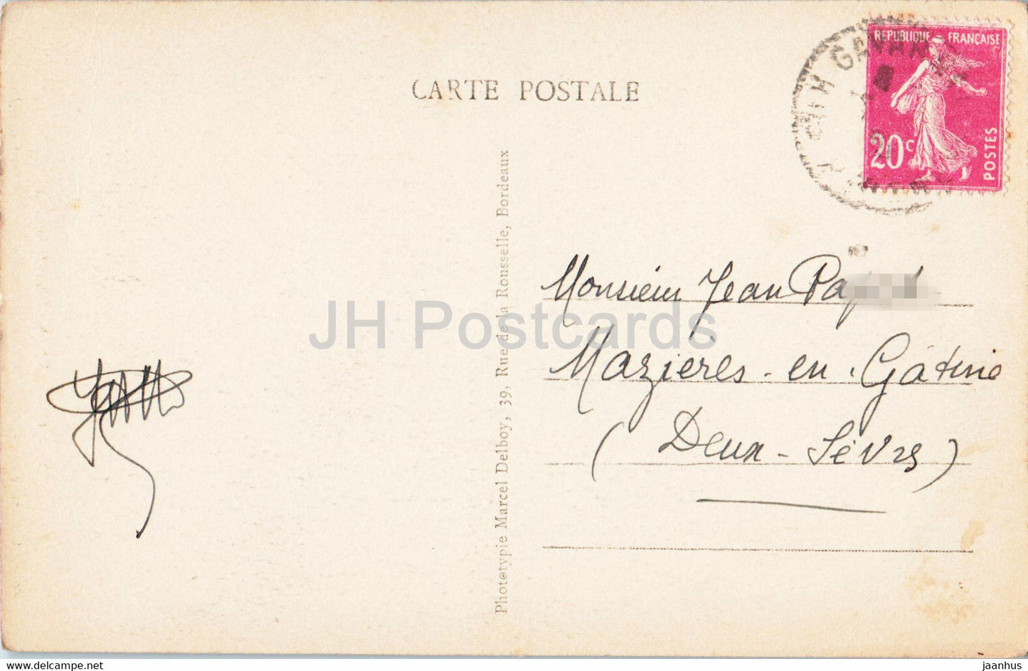 Gavarnie - La Grande Cascade du Cirque - Les Petites Cascades - 19 - carte postale ancienne - France - occasion