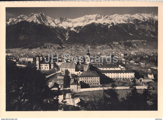 Innsbruck gegen Norden - old postcard - Austria - unused - JH Postcards