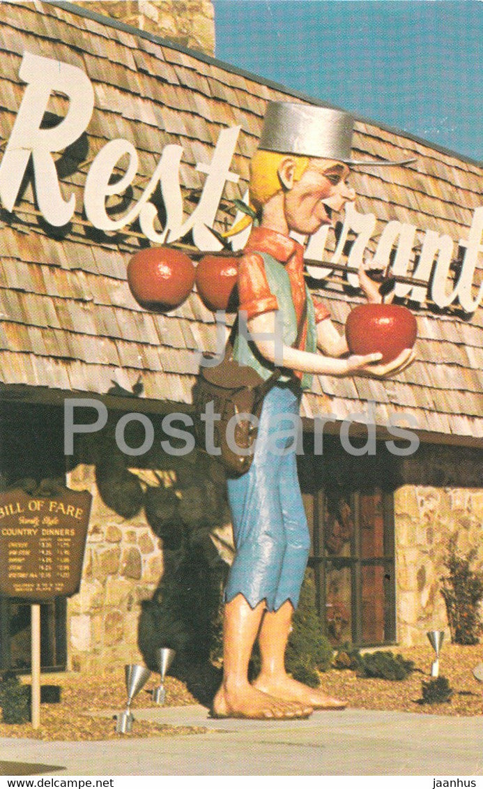 Quality Inn - Johnny Appleseed Restaurant located in New Market - Virginia - 1976 - USA - used - JH Postcards
