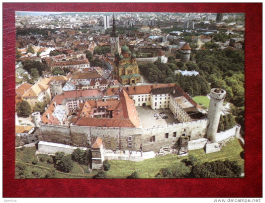 A View of the Town - Tallinn - 1985 - Estonia USSR - unused - JH Postcards