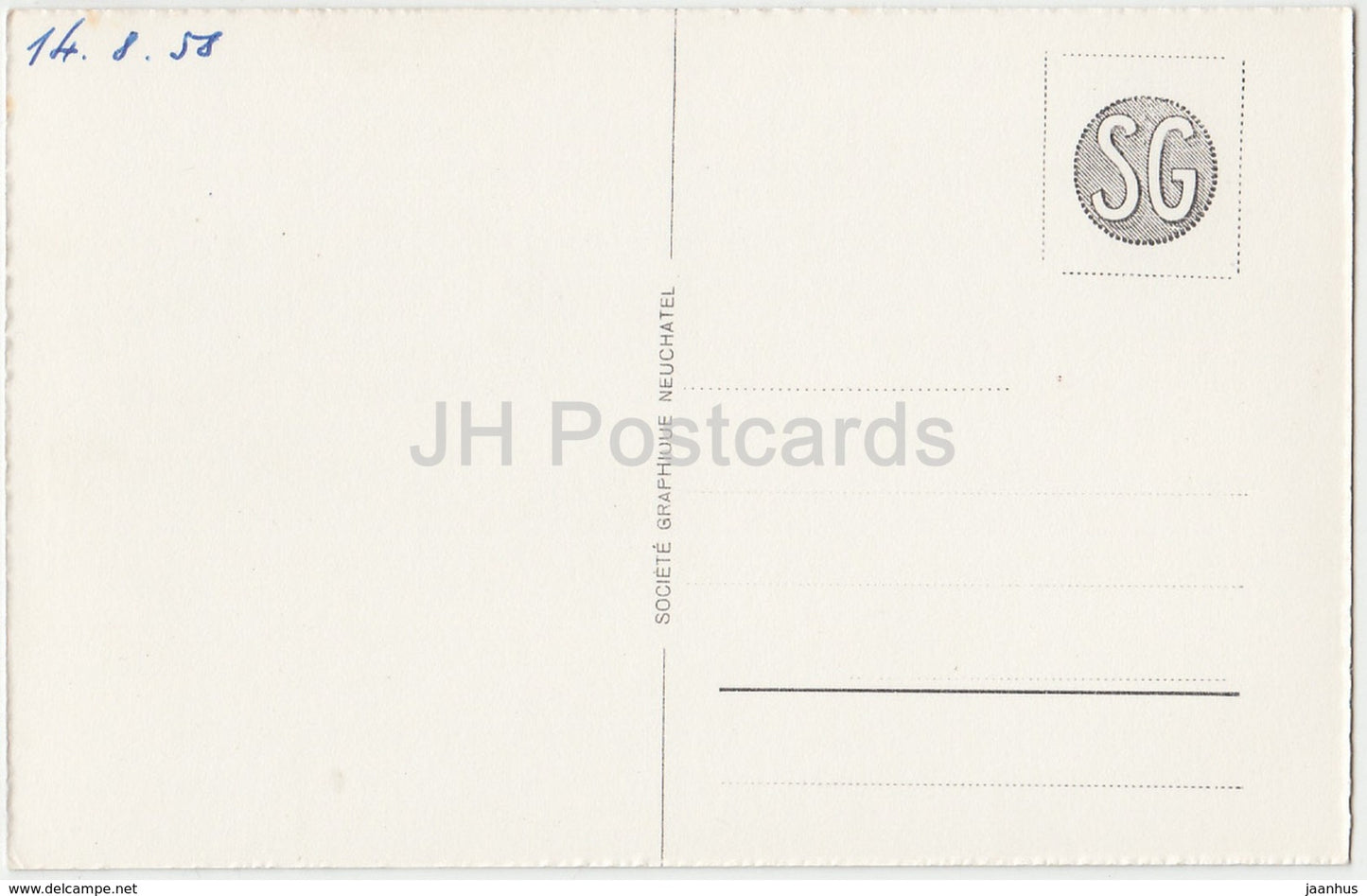 Hospice du Simplon 2000 m et le Fletschhorn 4001 m - 2080 - Switzerland - 1958 - unused