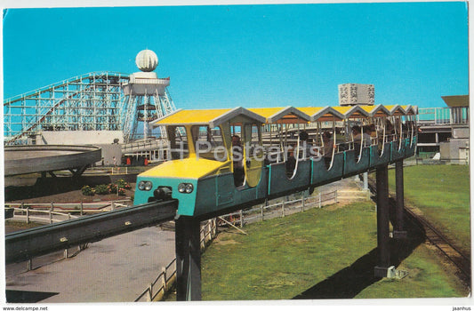 Blackpool - Monorail - The Pleasure Beach - PT18850 - 1970 - United Kingdom - England - used - JH Postcards