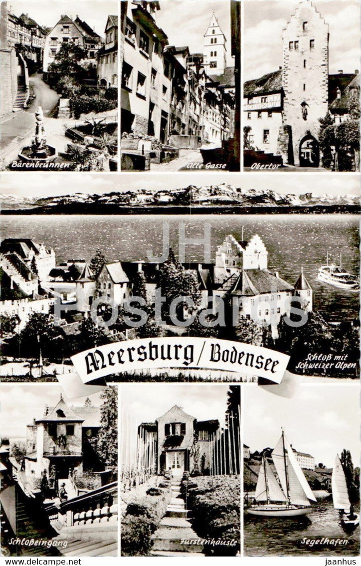 Meersburg - Bodensee - old postcard - Germany - unused - JH Postcards