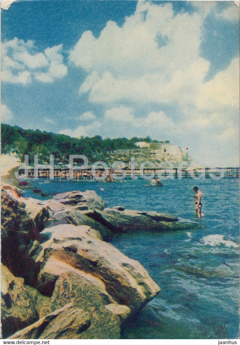 Odessa - View of the Big Fountain - 1962 - Ukraine USSR - unused - JH Postcards