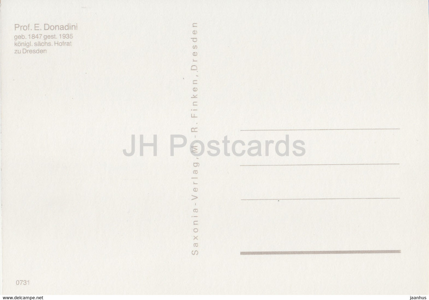 painting by Prof E Donadini - strawberry - art - Germany - unused