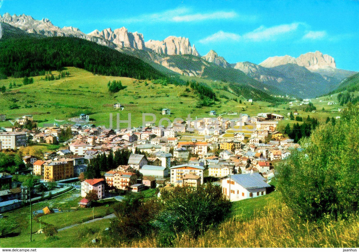 Moena 1200 m - Panorama - 2 - Italy - unused - JH Postcards