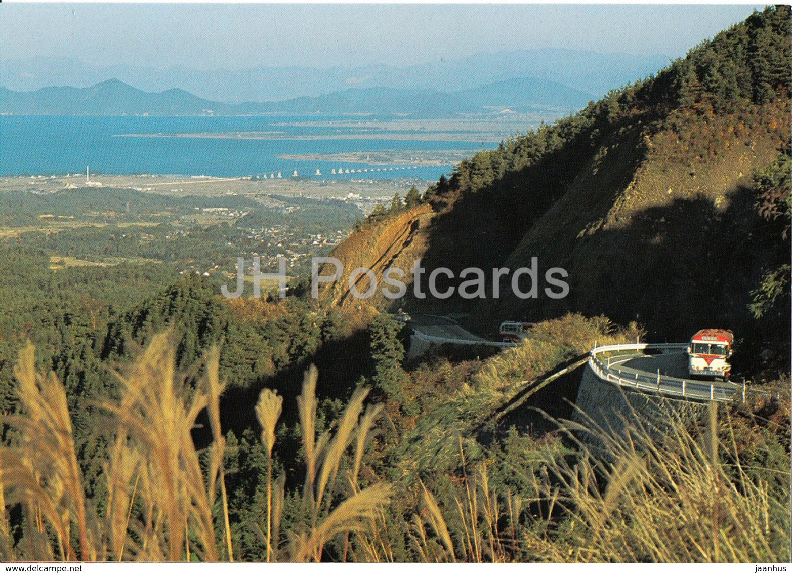 Kyoto - Mt Hiei Drive Way - bus - Japan - unused - JH Postcards