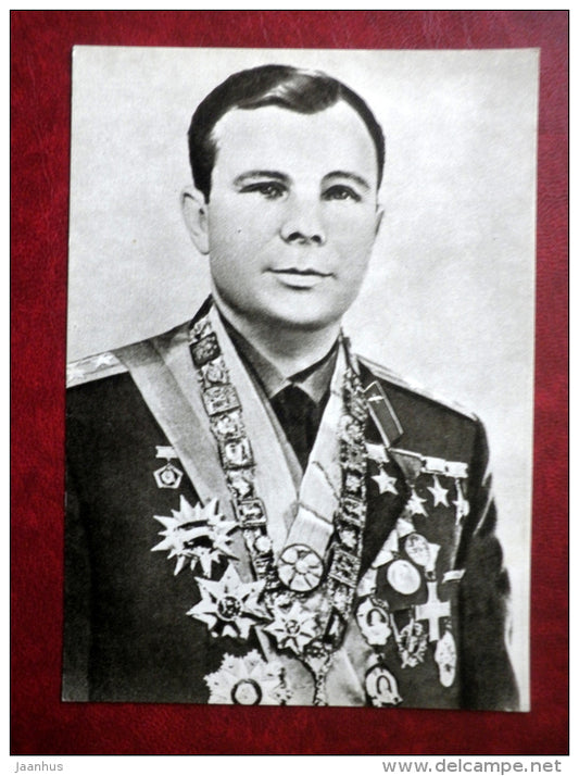 Yuri Gagarin - cosmonaut - Yuri Gagarin - 1969 - Russia USSR - unused - JH Postcards