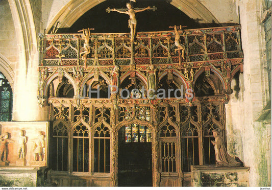Le Faouet - Chapelle Saint Fiacre - Le Jube - chapel - France - unused - JH Postcards