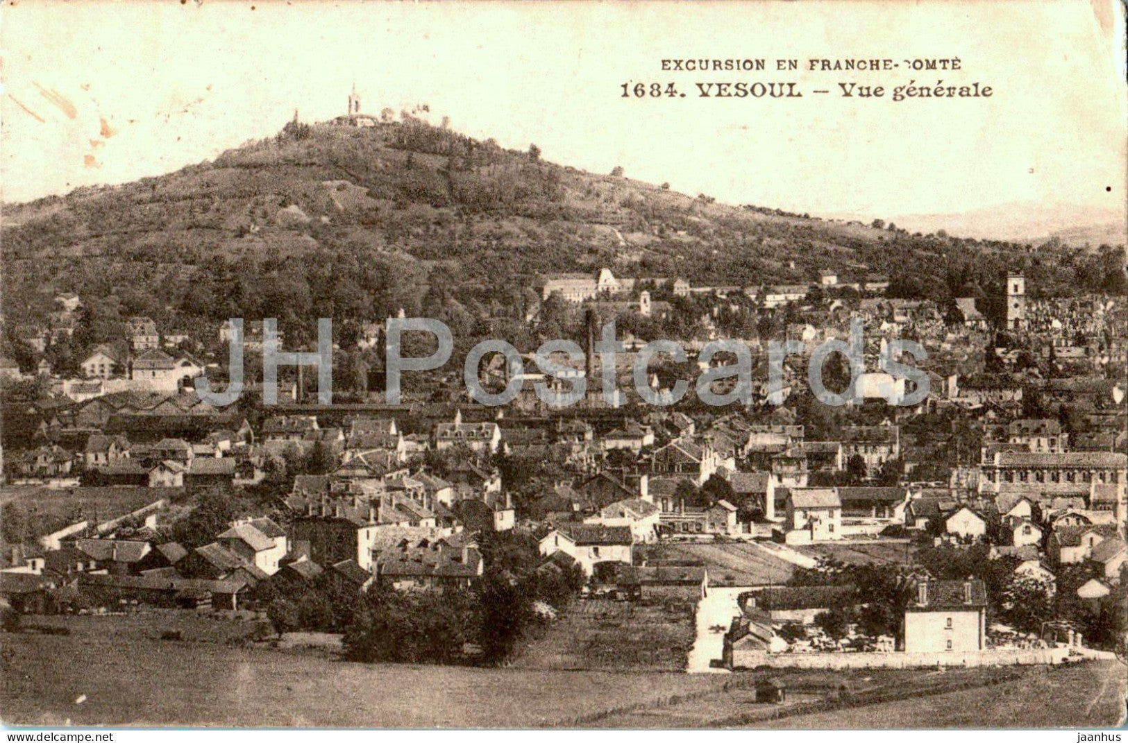Vesoul - Vue Generale - Excursion En Franche Comte - 1684 - old postcard - 1918 - France - used - JH Postcards