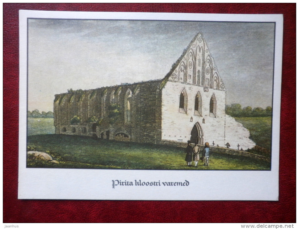 Ruins of Pirita Convent - Tallinn - REPRODUCTION! - 1969 - Estonia USSR - unused - JH Postcards