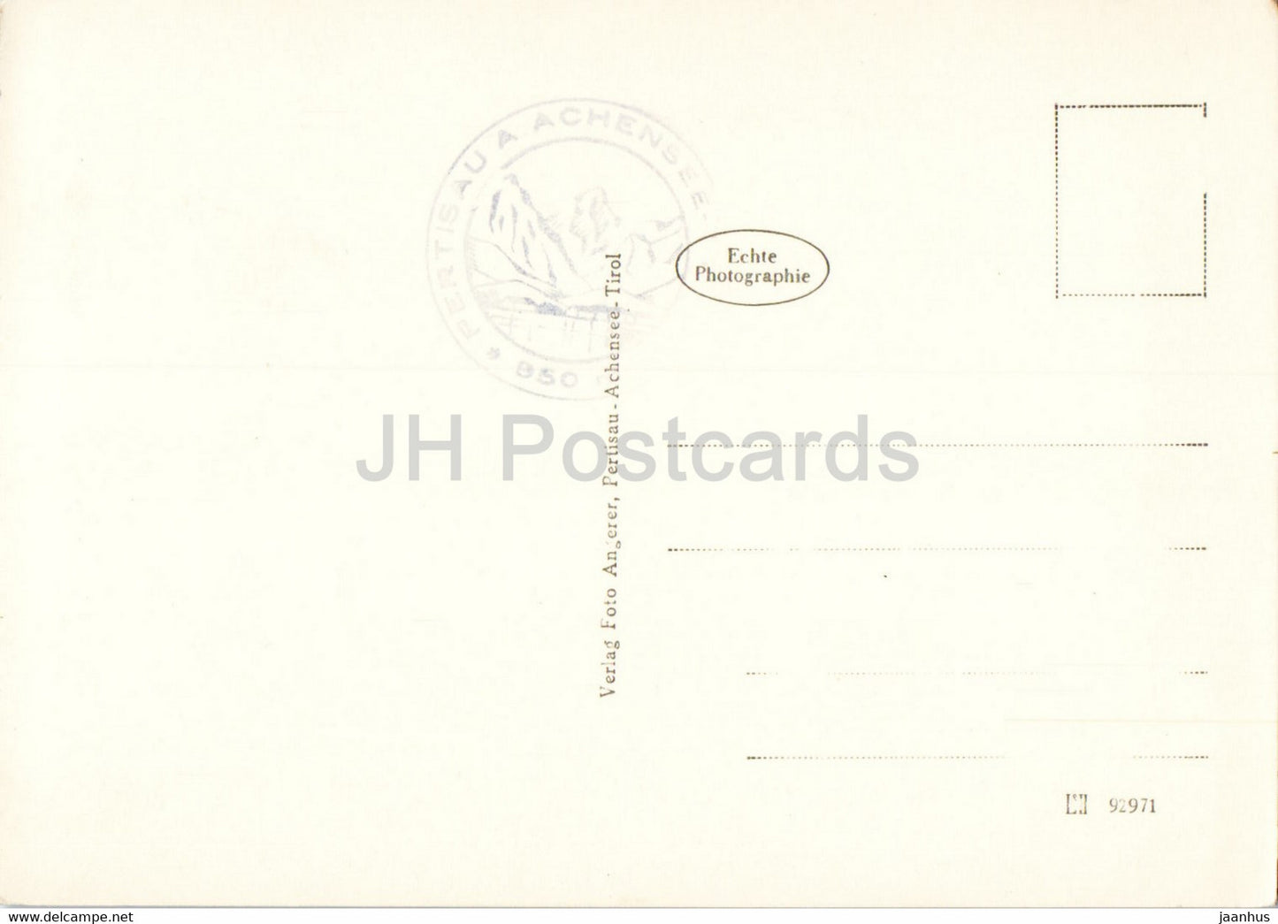 Pertisau am Achensee Tyrol Nr 8001 - old postcard - Austria - unused