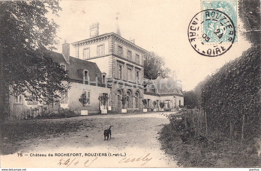 Chateau de Rochefort - Rouziers - castle - 75 - old postcard - 1905 - France - used - JH Postcards