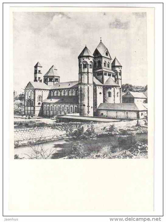 Kloster kirche Heilige Maria - Laach - Romanesque architecture - 1971 - Germany - unused - JH Postcards