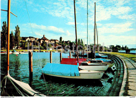 Murten - Morat - sailing boat - port - 6050 - Switzerland - unused - JH Postcards