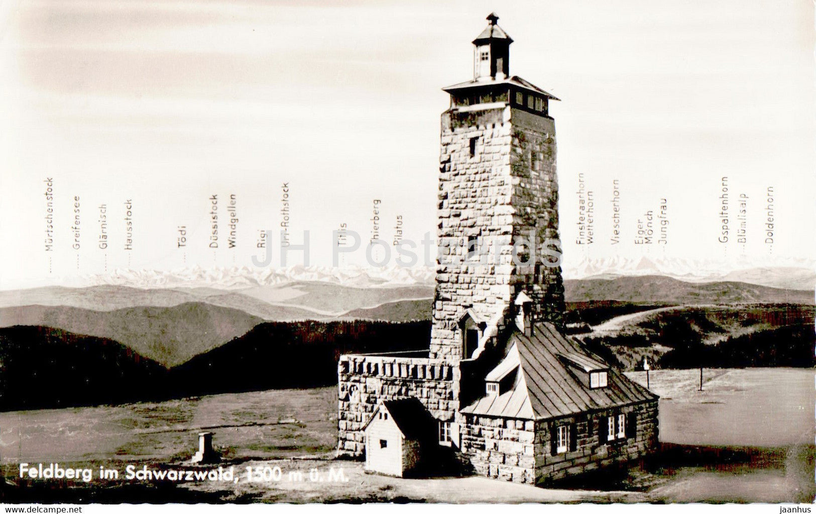 Feldberg im Schwarzwald 1500 m - 1964 - Germany - used - JH Postcards