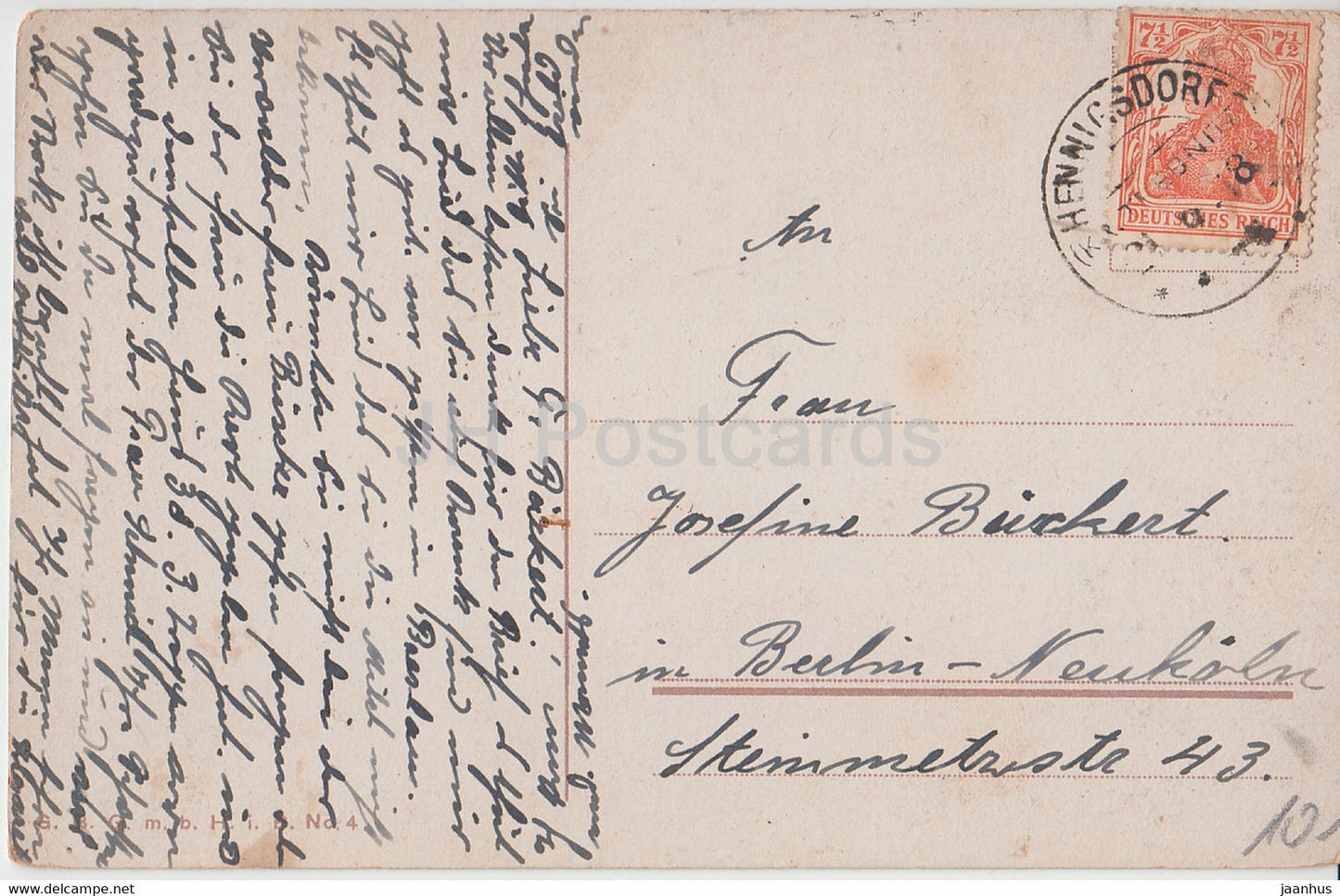 Breslau - Wroclaw - Ring - Kurfurstenseite mit Denkmal Konig Friedr. Wilhelm III - old postcard - 1918 - Poland - used