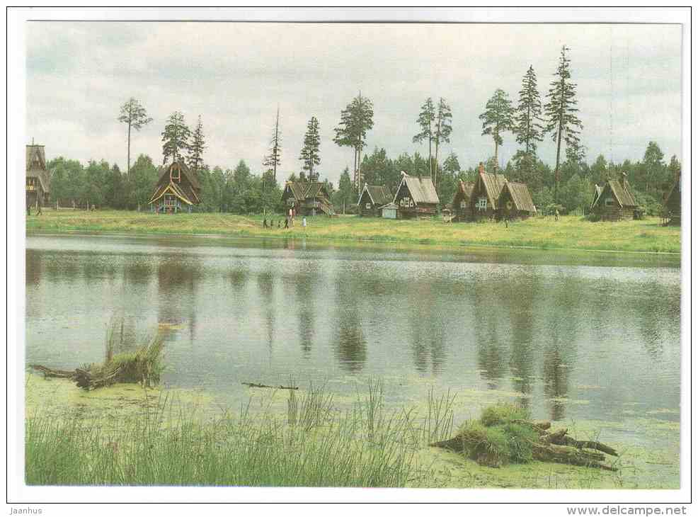 fairytale town Berendeyevka - Kostroma - 1984 - Russia USSR - unused - JH Postcards