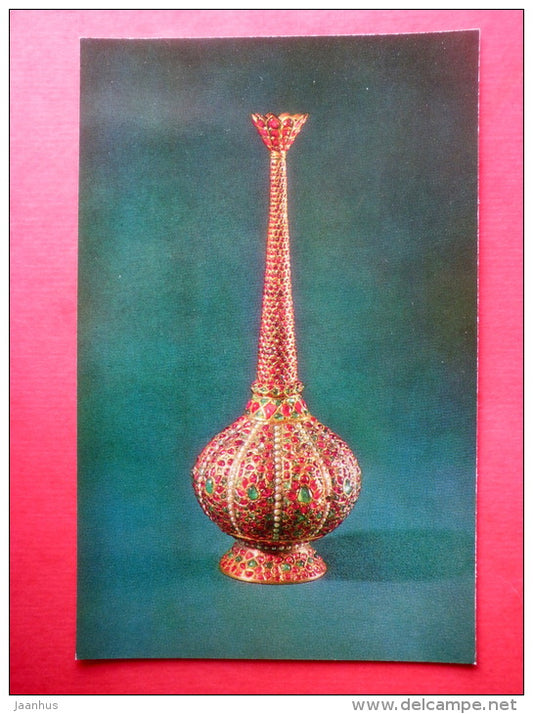 Sprinkler - Jewelled Art Objects of 17th Century India - 1975 - Russia USSR - unused - JH Postcards