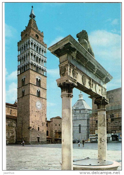 Piazza del Duomo vista dal Pozzetto del Leoncino - Lion Well - Pistoia - Toscana - PIS 74/83 - Italia - Italy - unused - JH Postcards