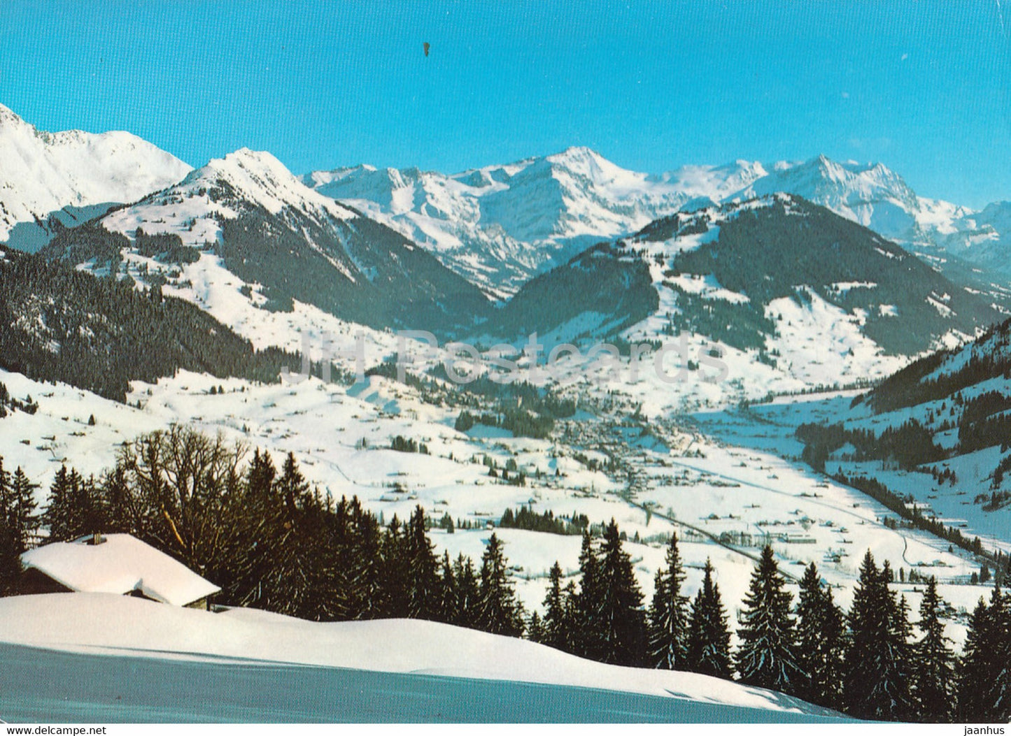 Gstaad mit Wildhorn - 95 - Switzerland - used - JH Postcards