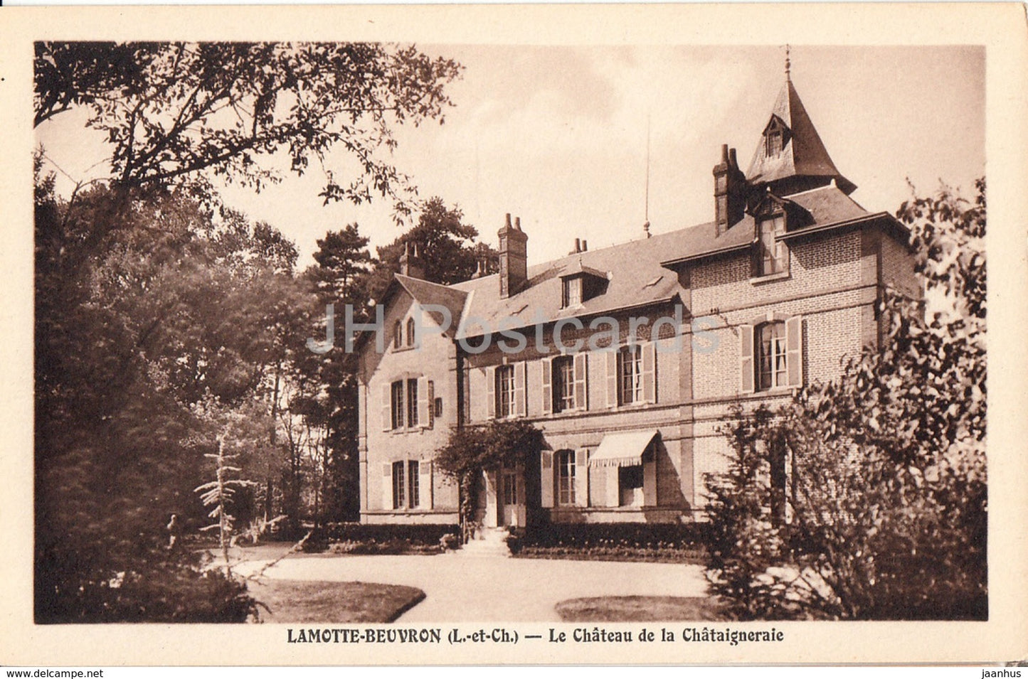 Lamotte Beuvron - Le Chateau de la Chataigneraie - castle - 314 - old postcard - France - unused