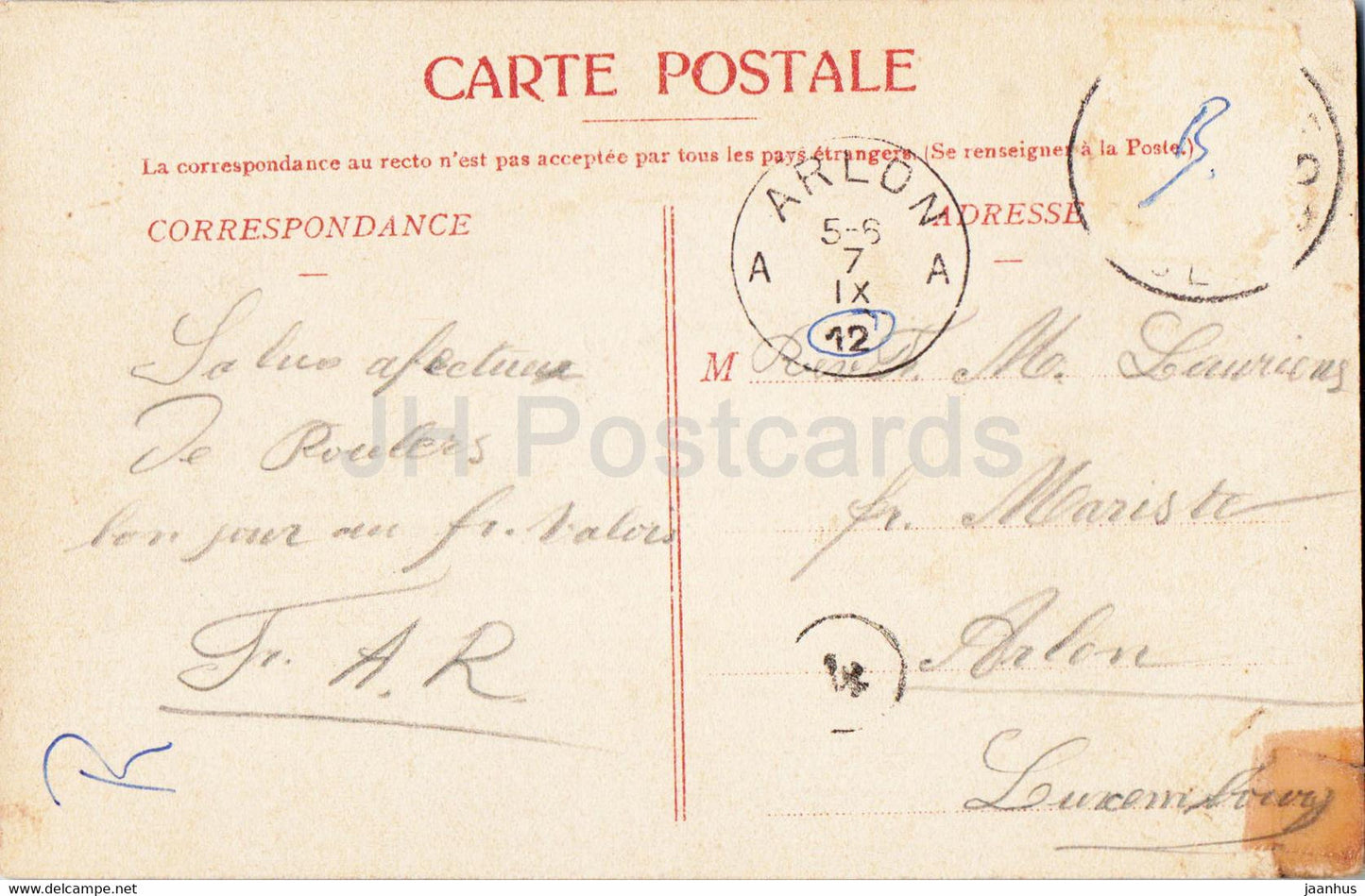 Roeselare - Rousselare Omstreken - Kasteel Graaf de Limbourg Stirum - Rumbeke - carte postale ancienne - 1912 - Belgique - d'occasion