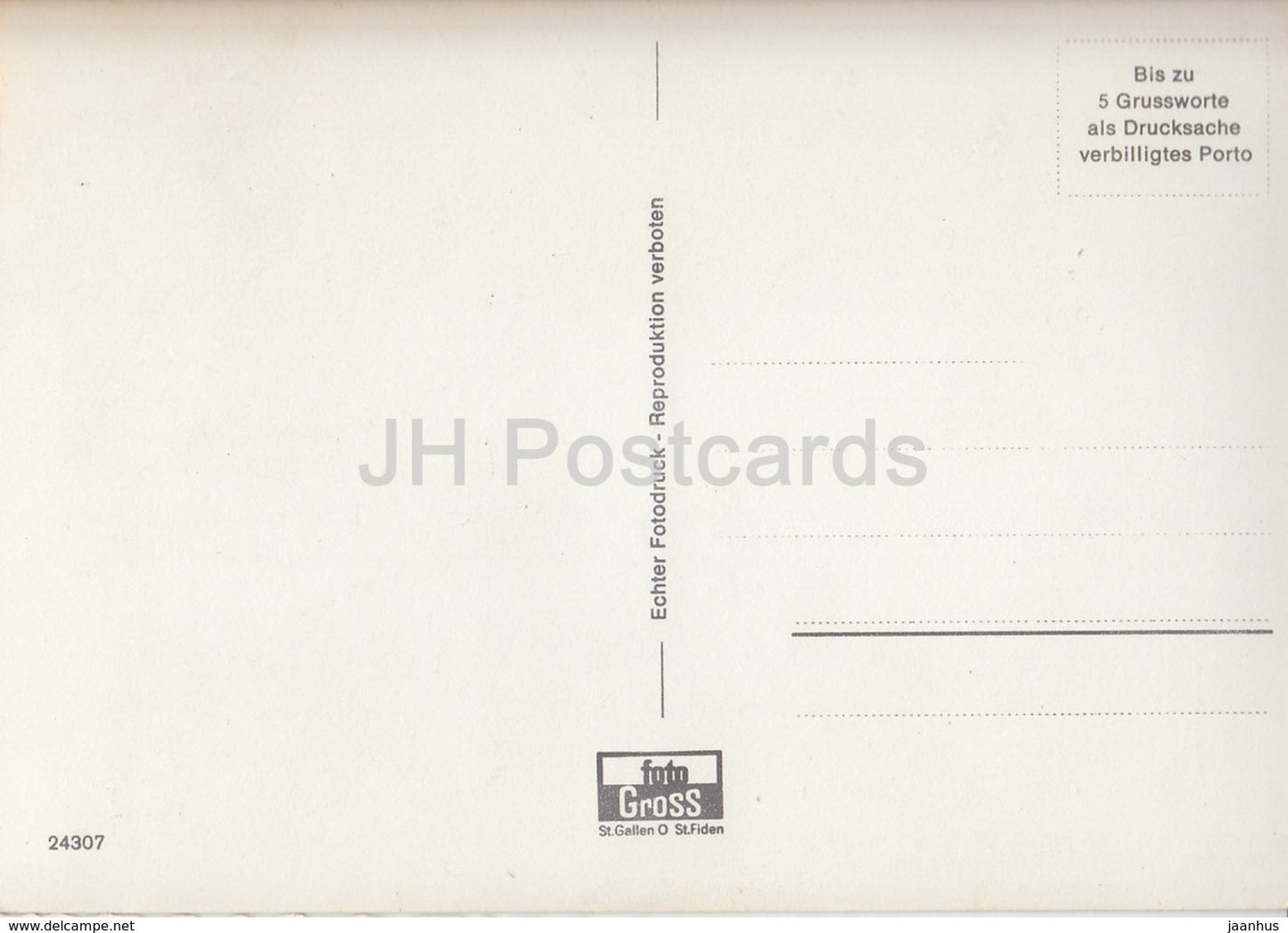 Speer 1954 m - 24307 - Switzerland - unused