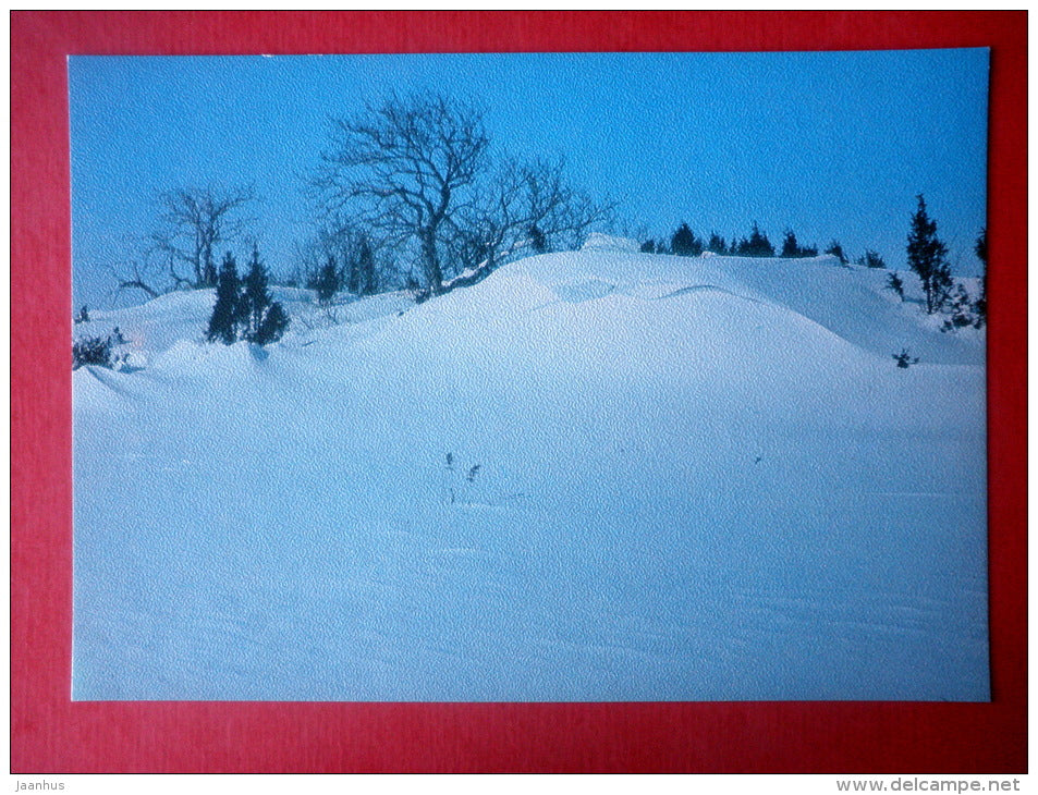 Estonia in Winter - landscape - III - 1988 - Estonia USSR - unused - JH Postcards