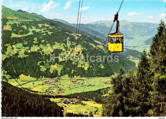 Gerlossteinseilbahn - Blick ins Zillertal - cable car - Austria - unused - JH Postcards