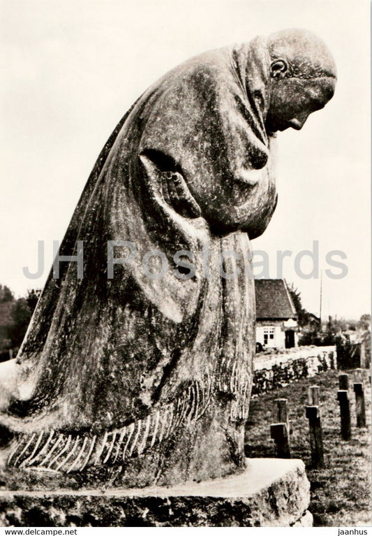 sculpture by Kathe Kollwitz - Die Mutter - The Mother - German art - Germany - unused - JH Postcards