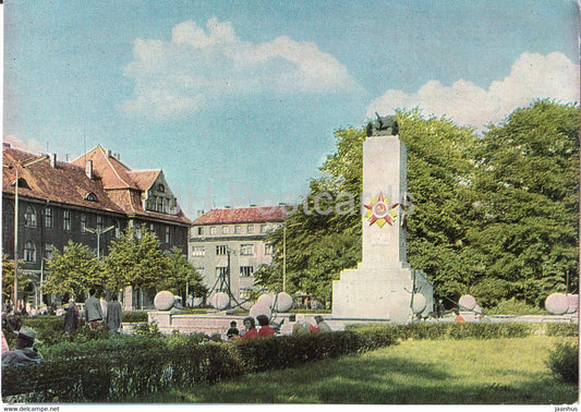 Klaipeda - Glory to the Heroes monument - postal stationery - 1972 - Lithuania USSR - unused - JH Postcards